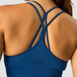 ICANIWILL Ribbed Define Seamless Sports Bra, Dark Navy -Udstyr og tilbehør butik 13105 033R ICANIWILL Ribbed Define Seamless Sports Bra Dark Navy 04 0922