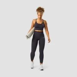 ICANIWILL Ribbed Define Seamless Sports Bra, Dark Graphite -Udstyr og tilbehør butik 13105 261R ICANIWILL Ribbed Define Seamless Sports Bra Dark Graphite 05 0922