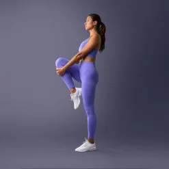 ICANIWILL Ribbed Define Seamless Sports Bra, Dark Lavender -Udstyr og tilbehør butik 13105 277R ICANIWILL Ribbed Define Seamless Sports Bra Dark Lavender 07 0922