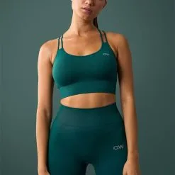 ICANIWILL Define Seamless Tights, Dark Green Melange -Udstyr og tilbehør butik 13106 103R ICANIWILL Define Seamless Tights Dark Green Melange 07 0922