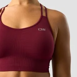 ICANIWILL Define Seamless Sports Bra, Burgundy -Udstyr og tilbehør butik 13107 006R ICANIWILL Define Seamless Sports Bra Burgundy 03 0922