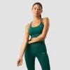ICANIWILL Define Seamless Sports Bra, Dark Green Melange -Udstyr og tilbehør butik 13107 103R ICANIWILL Define Seamless Sports Bra Dark Green Melange 01 0922