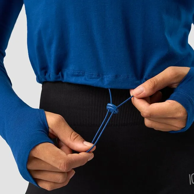 ICANIWILL Define Cropped Adjustable Long Sleeve, Dark Navy 7 ICANIWILL Define Cropped Adjustable Long Sleeve, Dark Navy - Billede 5