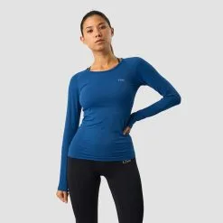 ICANIWILL Everyday Seamless LS, Dark Navy
