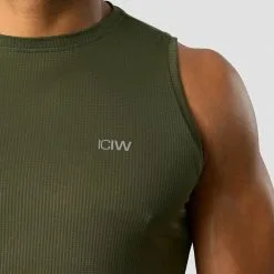 ICANIWILL Ultimate Training Tank Men, Green -Udstyr og tilbehør butik 13113 013R ICANIWILL Ultimate Training Tank Men Green 03 1122