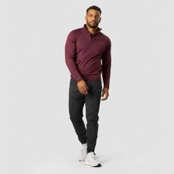 ICANIWILL Ultimate Training 1/4 Zip, Burgundy -Udstyr og tilbehør butik 13117 006R ICANIWILL Ultimate Training 1 4 Zip Burgundy 05 1122