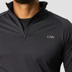 ICANIWILL Ultimate Training 1/4 Zip, Graphite -Udstyr og tilbehør butik 13117 016R ICANIWILL Ultimate Training 1 4 Zip Graphite 03 1122