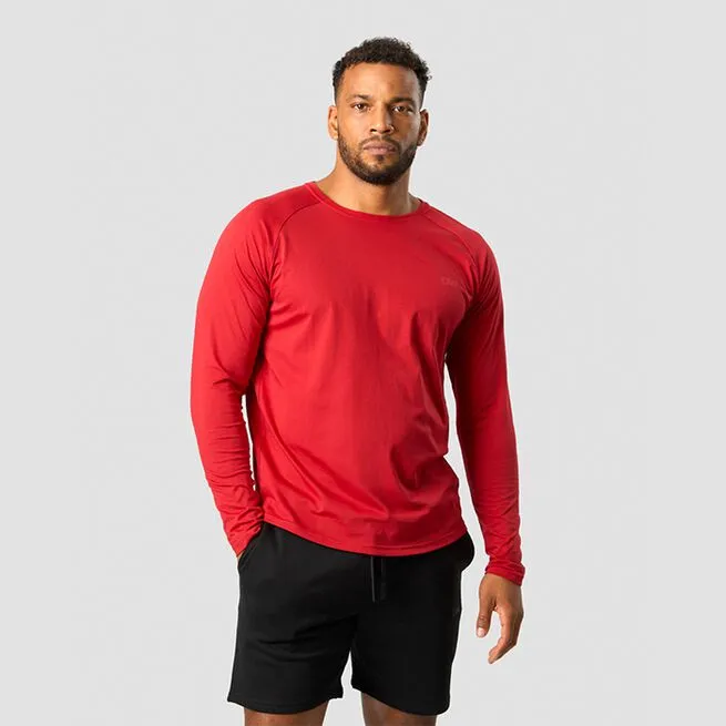 ICANIWILL Training Club Raglan Long Sleeve, Red 3 ICANIWILL Training Club Raglan Long Sleeve, Red