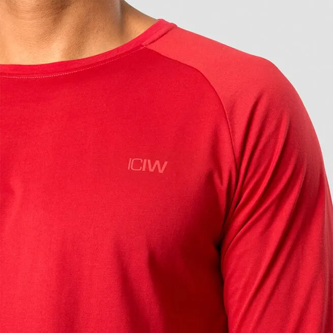 ICANIWILL Training Club Raglan Long Sleeve, Red 5 ICANIWILL Training Club Raglan Long Sleeve, Red - Billede 3