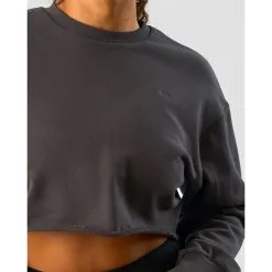 ICANIWILL Nimble Cropped Crewneck, Clay -Udstyr og tilbehør butik 13131 279R ICANIWILL Nimble Cropped Crewneck Clay 03 dec22
