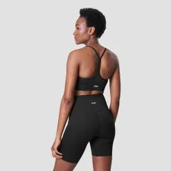ICANIWILL Nimble Strappy Sports Bra, Black -Udstyr og tilbehør butik 13135 001R ICANIWILL Nimble Strappy Sports Bra Black 02 1222