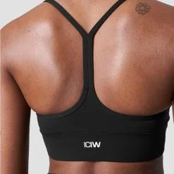 ICANIWILL Nimble Strappy Sports Bra, Black -Udstyr og tilbehør butik 13135 001R ICANIWILL Nimble Strappy Sports Bra Black 03 1222