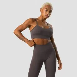 ICANIWILL Nimble Strappy Sports Bra, Clay