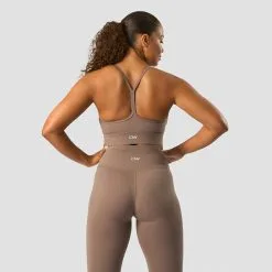ICANIWILL Nimble Strappy Sports Bra, Dusty Brown -Udstyr og tilbehør butik 13135 280R ICANIWILL Nimble Strappy Sports Bra Dusty Brown 02 1222