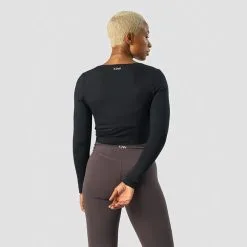 ICANIWILL Nimble Soft Cropped Long Sleeve, Black -Udstyr og tilbehør butik 13138 001R ICANIWILL Nimble Soft Cropped Long Sleeve Black 02 1222