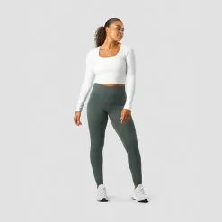 ICANIWILL Nimble Soft Cropped Long Sleeve, White -Udstyr og tilbehør butik 13138 002R ICANIWILL Nimble Soft Cropped Long Sleeve White 05 1222