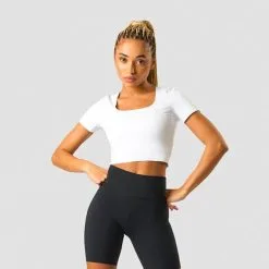 ICANIWILL Nimble Soft Cropped T-shirt, White