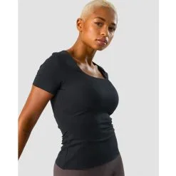 ICANIWILL Nimble Soft T-shirt, Black -Udstyr og tilbehør butik 13140 001R ICANIWILL Nimble Soft T shirt Black 03 dec22