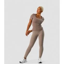 ICANIWILL Nimble Soft T-shirt, Dusty Brown -Udstyr og tilbehør butik 13140 280R ICANIWILL Nimble Soft T shirt Dusty Brown 04 dec22