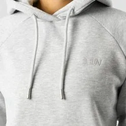 ICANIWILL Everyday Hoodie Wmn, Light Grey Melange -Udstyr og tilbehør butik 13175 069R ICANIWILL Everyday Hoodie Wmn Light Grey Melange 03 1122