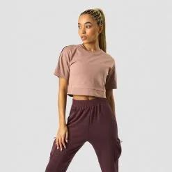 ICANIWILL Stance Cropped T-shirt, Beige -Udstyr og tilbehør butik 13181 194R ICANIWILL Stance Cropped T shirt Light Mauve 01 feb23 2