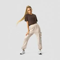 ICANIWILL Stance Cropped T-shirt, Dark Brown -Udstyr og tilbehør butik 13181 284R ICANIWILL Stance Cropped T shirt Dark Brown 05 feb23 4