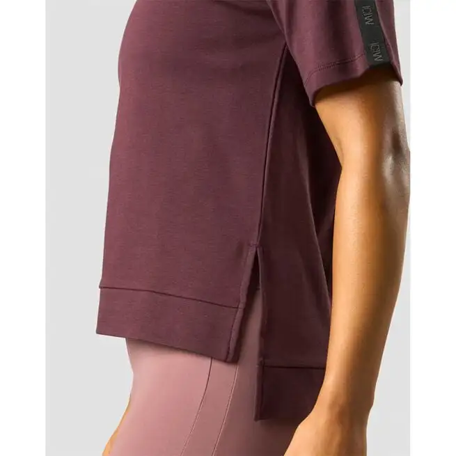 ICANIWILL Stance T-shirt, Burgundy 11 ICANIWILL Stance T-shirt, Burgundy - Billede 10