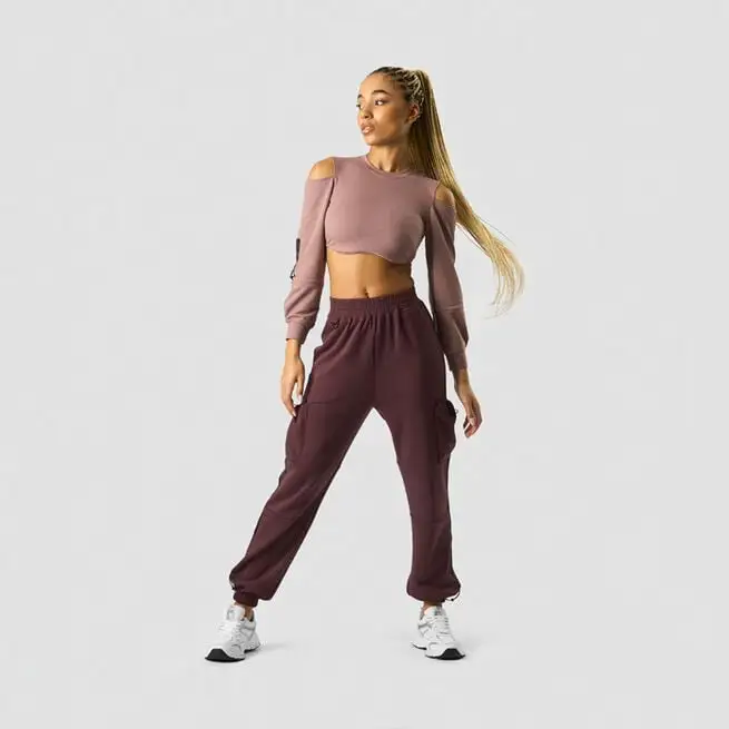 ICANIWILL Stance Cropped Long Sleeve, Light Mauve 9 ICANIWILL Stance Cropped Long Sleeve, Light Mauve - Billede 7