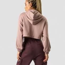 ICANIWILL Stance Cropped Hoodie, Dark Brown -Udstyr og tilbehør butik 13185 194R ICANIWILL Stance Cropped Hoodie LightMauve 0123 6
