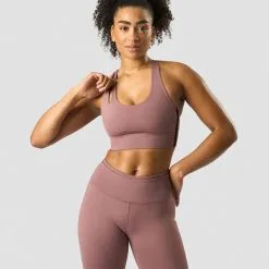 ICANIWILL Stance Sports Bra, Mauve -Udstyr og tilbehør butik 13186 170R ICANIWILL Stance Sports Bra Mauve 0123 4 3