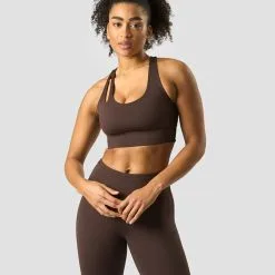 ICANIWILL Stance Sports Bra, Black -Udstyr og tilbehør butik 13186 284R ICANIWILL Stanc Sports Bra DarkBrown 0123 4
