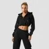 ICANIWILL Everyday Cropped Hoodie Wmn, Black -Udstyr og tilbehør butik 13191 001R ICANIWILL Everyday Cropped Hoodie Wmn Black 01 1122