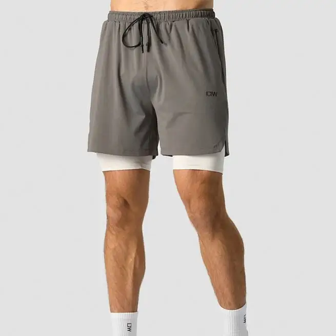 ICANIWILL Stride 2-in-1 Shorts, Grey 3 ICANIWILL Stride 2-in-1 Shorts, Grey