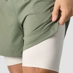 ICANIWILL Stride 2-in-1 Shorts, Sea Green 13 ICANIWILL Stride 2-in-1 Shorts, Sea Green -Udstyr og tilbehør butik 13195 286R ICANIWILL Stride Shorts 2 in 1 Sea Green 5