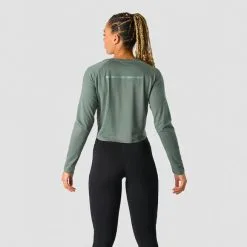 ICANIWILL Stride Cropped Long Sleeve, Light Mauve -Udstyr og tilbehør butik 13209 286R ICIW Stride Cropped Long Sleeve Sea Green 02 feb23
