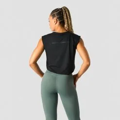 ICANIWILL Stride Cropped Tank, Black -Udstyr og tilbehør butik 13210 001R ICIW Stride Cropped Tank Black 02 feb23 2