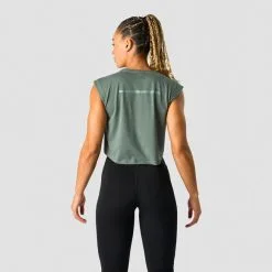 ICANIWILL Stride Cropped Tank, Sea Green -Udstyr og tilbehør butik 13210 286R ICIW Stride Cropped Tank Sea Green 02 jan23