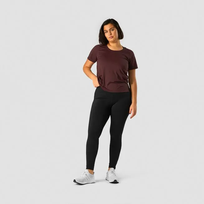 ICANIWILL Stride T-shirt, Burgundy 9 ICANIWILL Stride T-shirt, Burgundy - Billede 7