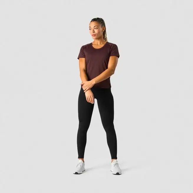 ICANIWILL Stride T-shirt, Burgundy 19 ICANIWILL Stride T-shirt, Burgundy - Billede 17