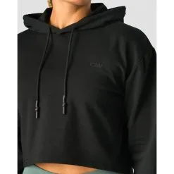 ICANIWILL Stride Cropped Hoodie, Black -Udstyr og tilbehør butik 13212 001R ICIW Stride Cropped Hoodie Black 03 feb23 2