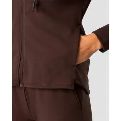 ICANIWILL Stride Zipper Hoodie, Dark Brown -Udstyr og tilbehør butik 13213 284R ICIW Stride Zipper Hoodie Dark Brown 05 feb23