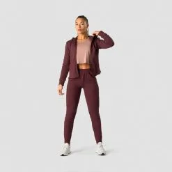 ICANIWILL Stride Sweatpants, Burgundy -Udstyr og tilbehør butik 13214 006R ICIW Stride Sweatpants Burgundy 04 feb23 1