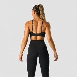 ICANIWILL Stride Strappy Sportsbra, Dark Brown -Udstyr og tilbehør butik 13215 001R ICIW Stride Strappy Sportsbra Black 02 feb23 3