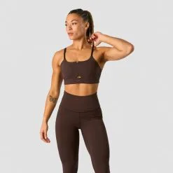 ICANIWILL Stride Strappy Sportsbra, Black -Udstyr og tilbehør butik 13215 284R ICIW Stride Strappy Sportsbra Dark Brown 01 feb23 1