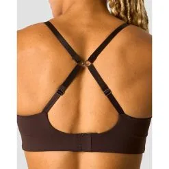 ICANIWILL Stride Strappy Sportsbra, Dark Brown -Udstyr og tilbehør butik 13215 284R ICIW Stride Strappy Sportsbra Dark Brown 05 feb23 3