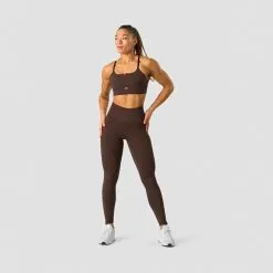 ICANIWILL Stride Strappy Sportsbra, Dark Brown -Udstyr og tilbehør butik 13215 284R ICIW Stride Strappy Sportsbra Dark Brown 06 feb23 3