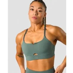 ICANIWILL Stride Strappy Sportsbra, Dark Brown -Udstyr og tilbehør butik 13215 286R ICIW Stride Strappy Sportsbra Sea Green 03 feb23 3