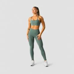 ICANIWILL Stride Strappy Sportsbra, Sea Green -Udstyr og tilbehør butik 13215 286R ICIW Stride Strappy Sportsbra Sea Green 05 feb23 1