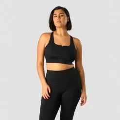 ICANIWILL Stride Sports Bra, Dark Brown -Udstyr og tilbehør butik 13216 001R ICIW Stride Sports Bra Black 03 feb23 3