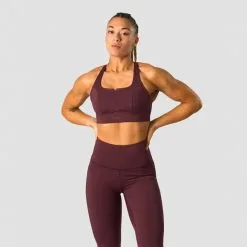 ICANIWILL Stride Sports Bra, Black -Udstyr og tilbehør butik 13216 006R ICIW Stride Sports Bra Burgundy 01 feb23 2